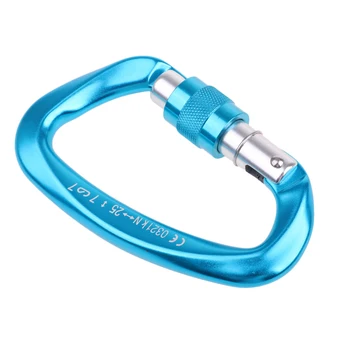 

Rock Tree Climbing Mountaineering Locking Gate Carabiner Hook Clip Gear