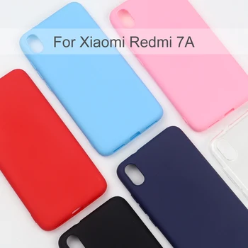 

Silicone Case For Xiaomi Redmi 7A Mobile Phone TPU Soft Back Case Cover Coque Funda For Xiaomi Redmi 7A