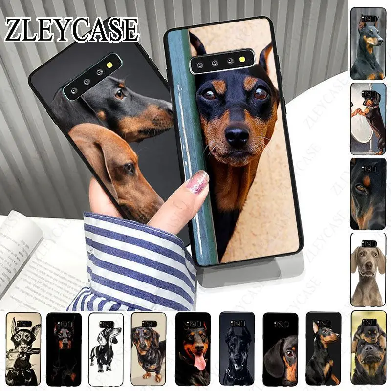 Custodia Per Telefono Per Cani Dachshund Silhouette Per Samsung Galaxy S23Ultra S21Fe S22Pro S10Plus S10E S20Plus S20Ultra S20Fe Custodie Coque