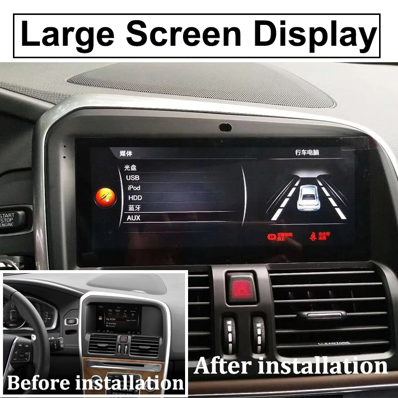 Excellent Liandlee Car Multimedia Player NAVI Large screen For Volvo XC60 XC 60 2009~2017 CarPlay TPMS Radio Stereo GPS Navigation 1