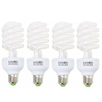 

45W /135 Watt 5500K Photography Daylight High Bright Fluorescent Lighting Bulbs E27 Base For Softbox Photographic Photo Studio