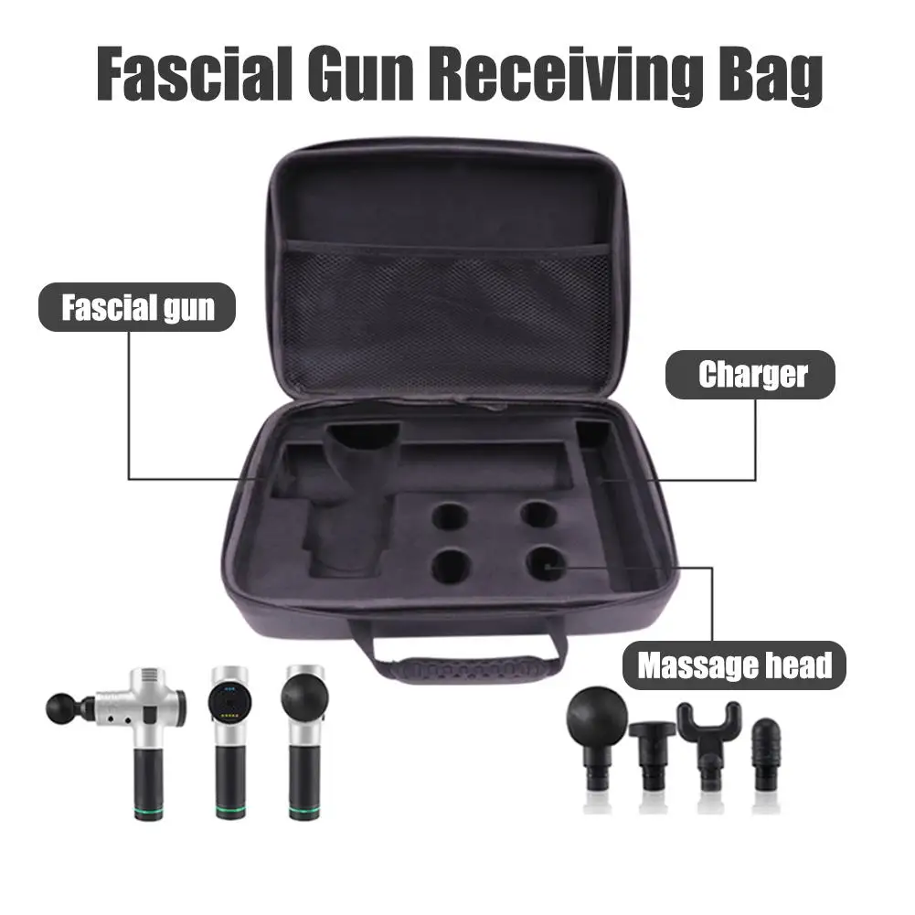Горячий ящик для массажного пистолета дорожная сумка переносная сумка Прочный легкий футляр сумка массажер не входит в комплект