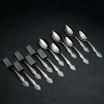 

Cutlery set "Troika", 12 items, thickness 2 mm
