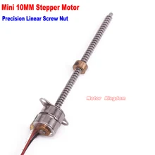 BUJIATE Micro 10mm Stepping Motor 5V  2 phase 4 wire Mini Stepper Precision Long Linear lead screw Nut slider