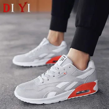 

Air Cushion Women's Sports Shoes Woman Lace Up Chunky Sneakers Couple Mesh Breathable Running Shoes Summer Women Sport Shoes A02