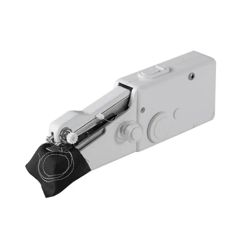 Portable Mini Handheld Sewing Machine Quick Stitch Sew Needlework Cordless Clothes Fabrics Household Electric Sewing Machine