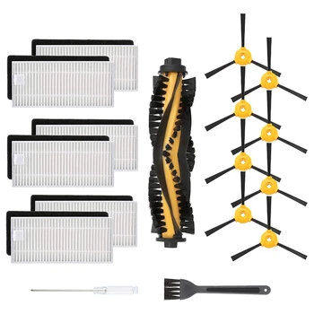 

Replacement Accessories Kit Compatible ECOVACS DEEBOT N79S DEEBOT N79 Robotic Vacuum, 1 Main Brush + 6 Filters + 8 Side Brushes