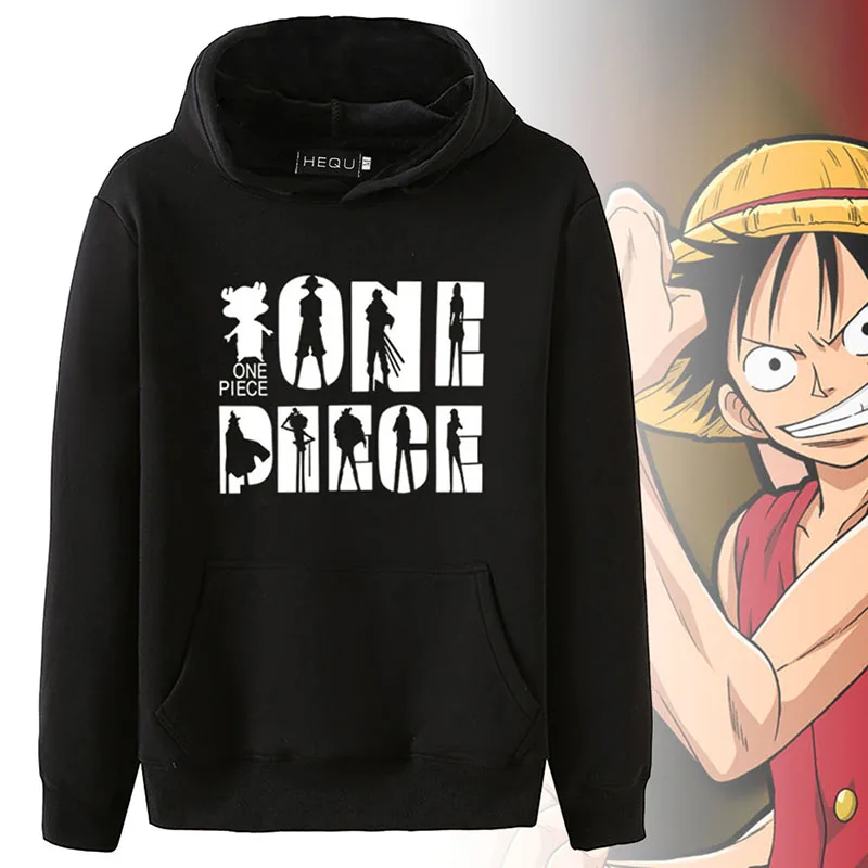 One Piece Cartoon Hoodie Autumn Mens Hoodies And Sweatshirts Clothes Winter Hoodies With Cap survetement