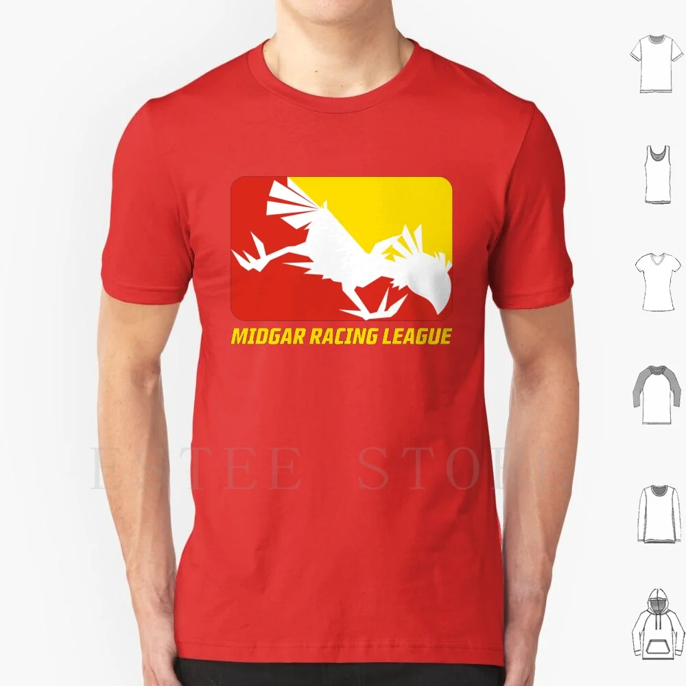 Midgar Racing League T Shirt Uomo Cotone 6Xl Final Fantasy 7 Vii Ffvii Ff7 Crisis Core Avvento Bambini Cloud Aeris Barret Aerith