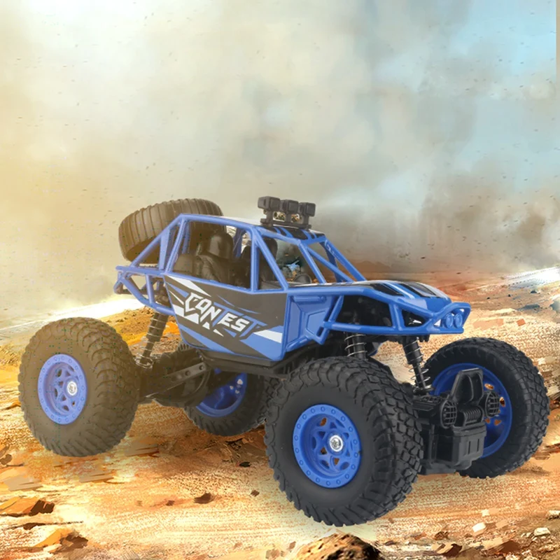 Горячая-Rc автомобиль 4Wd 2,4 Ghz скалолазание автомобиль Bigfoot модель дистанционного управления Внедорожник игрушка, синий