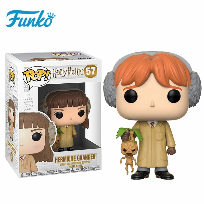 FUNKO POP Movie: Гарри Поттер-Гермиона/Рон виниловые куклы для детей на день рождения Коллекционная модель игрушки подарок официальная оригинальная коробка