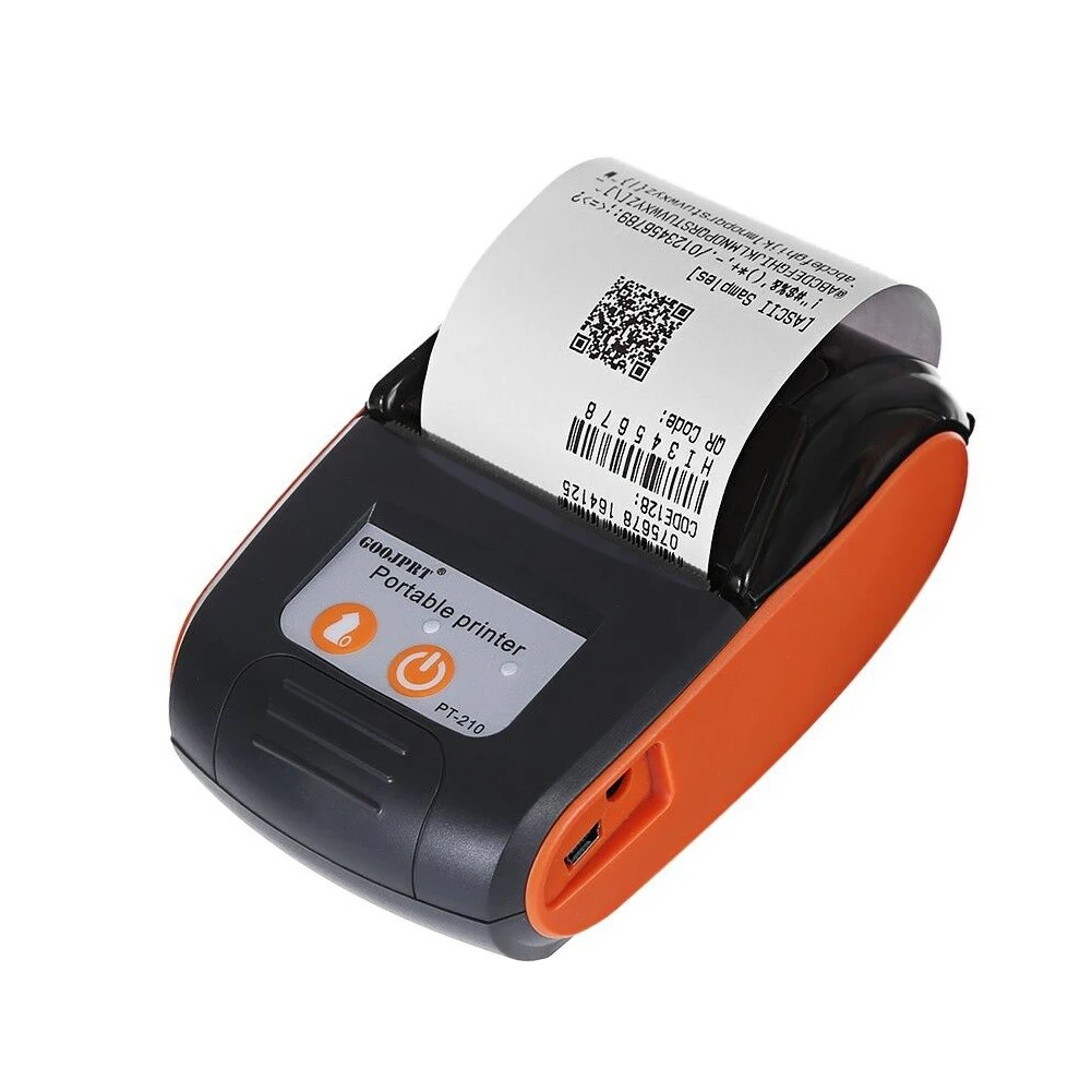 

58mm For Mobile Phone Easy Operate Supermarket Receipt Machine Portable Resaurant Wireless Bluetooth Mini Ticket Thermal Printer
