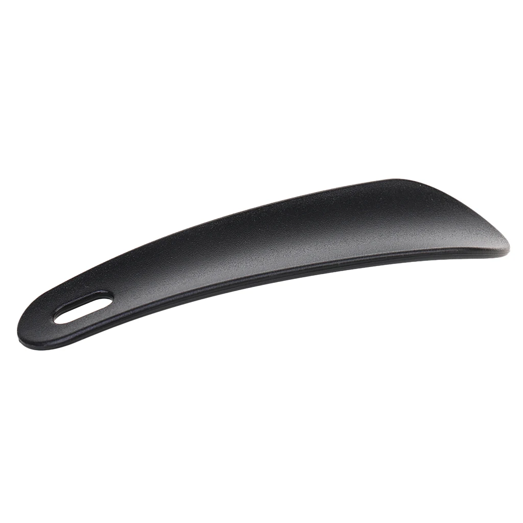 12cm Footful PRO BLACK Durable PLASTIC Shoehorn Shoe Horn Lifter Flexible 4.7" 