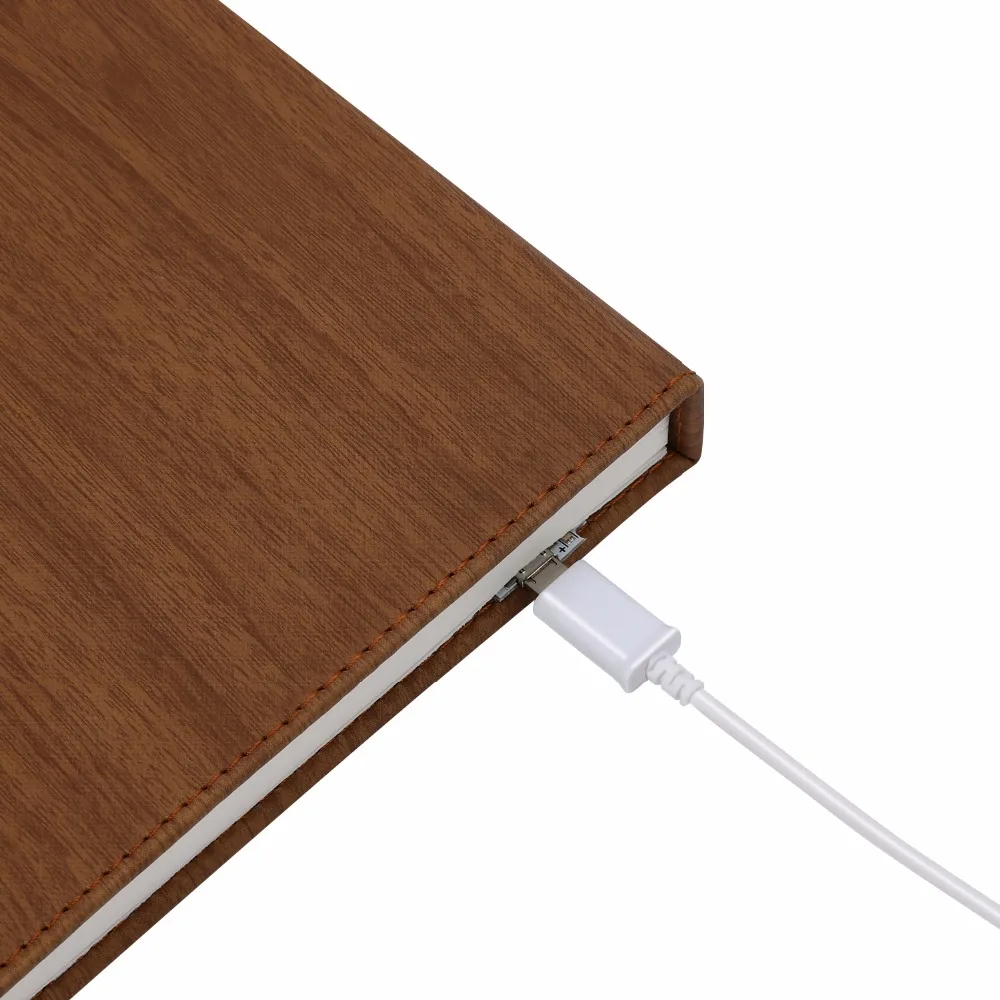 Художественная Светодиодная лампа для чтения свет USB Перезаряжаемый складной деревянный ночник День Святого Валентина подарок на Рождество для друзей семьи
