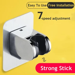 Sha, Newcomer, Wall Mounted Shower Head Bracket, Bathroom Accessories, 7-speed Adjustable Shower Bracket, Easy To Use