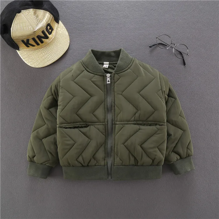 Boys Jacket Autumn And Winter Girls Clothes New Kids Children Boys Jacket Cotton Foreign Baseball Girls Clothes Coat