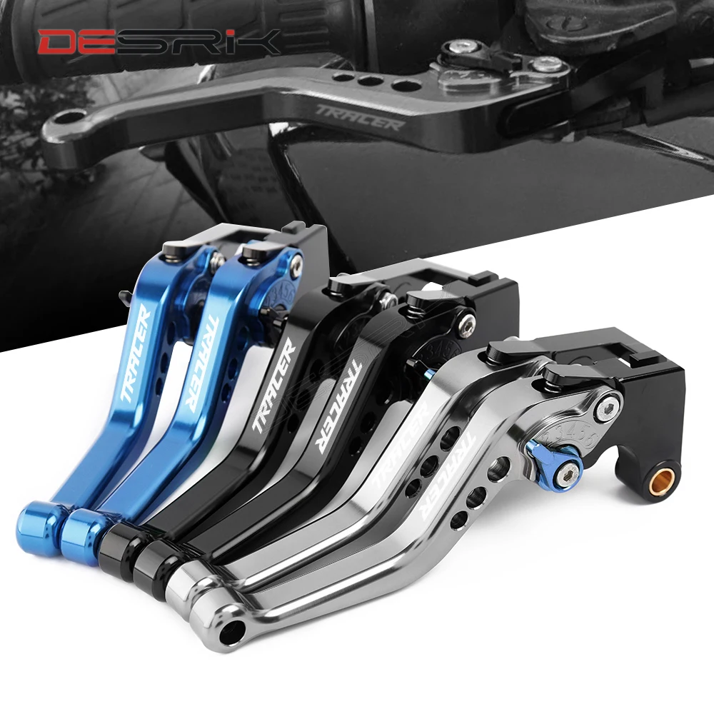 DESRIK для YAMAHA MT 09 MT07 Tracer 700 2014 2017 2018 2019 2020 мотоциклетные Регулируемые тормозные рычаги сцепления с логотипом