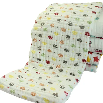 

110*110cm cotton Baby Blanket Baby Newborn Blankets Newborn Swaddle Wrap Burp Cloths Towel Eight layers of gauze YTT005