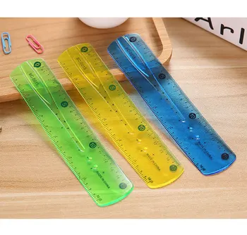

15/20cm Soft Ruler Student Flexible Ruler Tape Measure Straight Ruler Office School Supplies