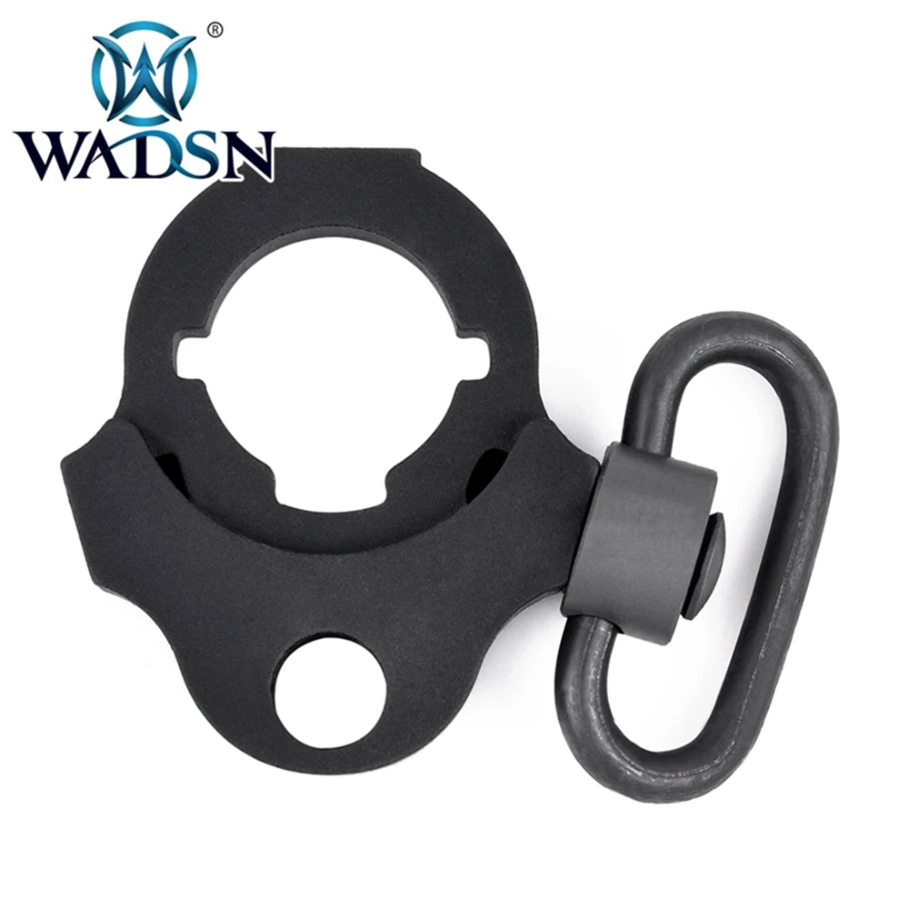 WADSN Тактический PWS стиль черный Ambidextrous Стоковое кольцо для слинга pws сток база слинг адаптер для M4 AEGS Охотничьи аксессуары