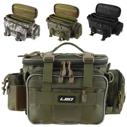 Multifunctional Fishing Tackle Bags Single Shoulder Crossbody Bag Waist Pack Fish Lures Gear Utility Storage Fishing Bag