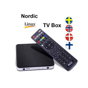 

Tvip 605 Amlogic S905X Quad Core tv box for Sweden Norway Finland Denmark no channels include smart tv box
