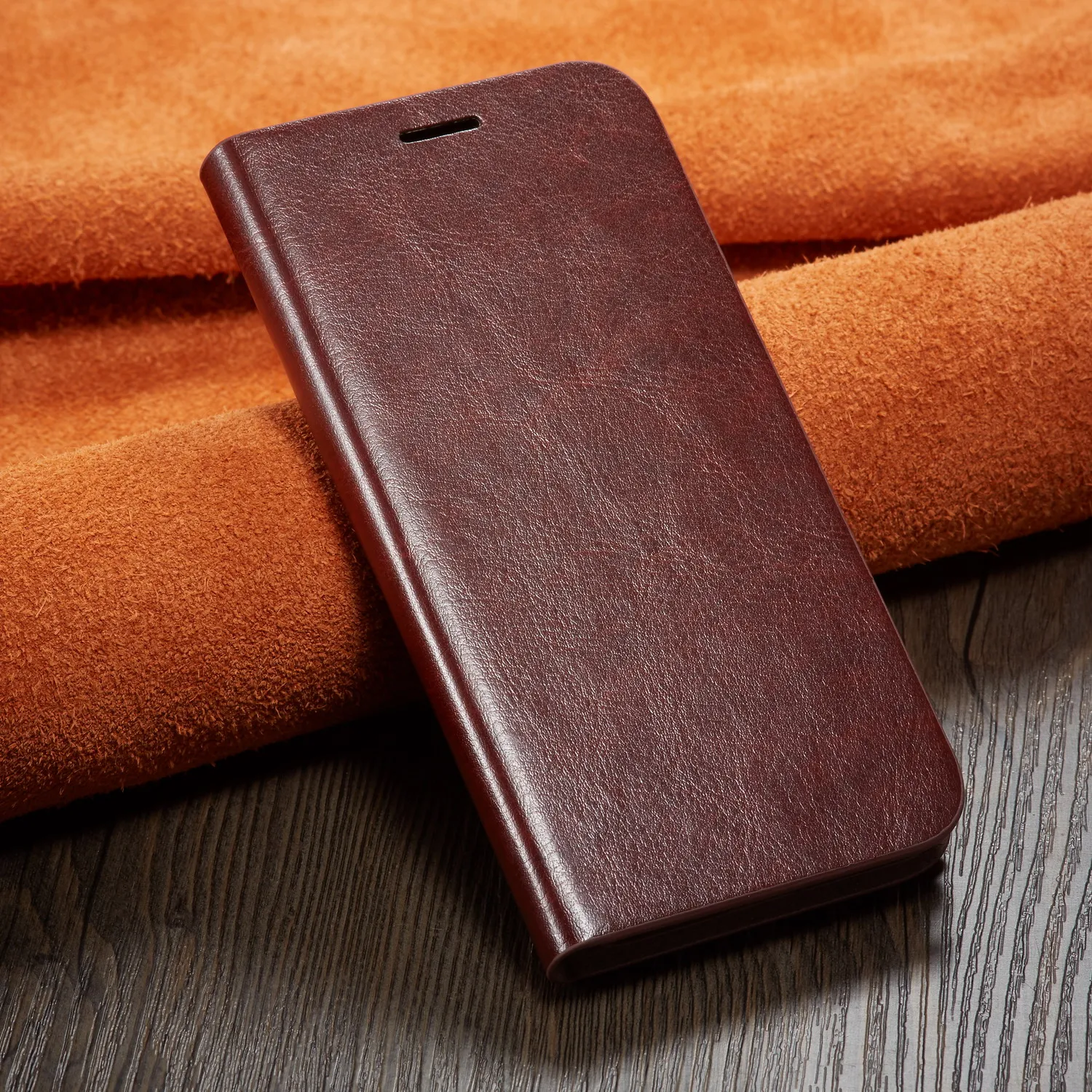 Brown Роскошный кожаный бумажник чехол для iPhone 11/11/11 Pro Max карты Винтаж книга для iPhone XS MAX/XR/Xs/X/8/8 Plus/7/7 Plus/6s - Цвет: Brown