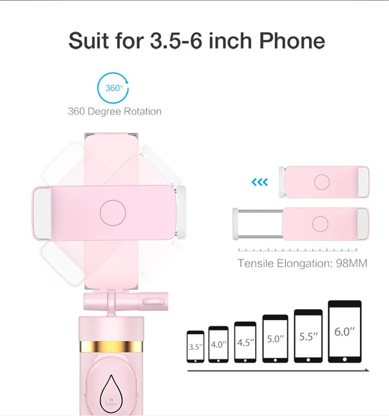 Мини Bluetooth селфи палка складной штатив-зеркало монопод с ДУ для IOS iPhone X 8 7 Plus Xiaomi samsung Android
