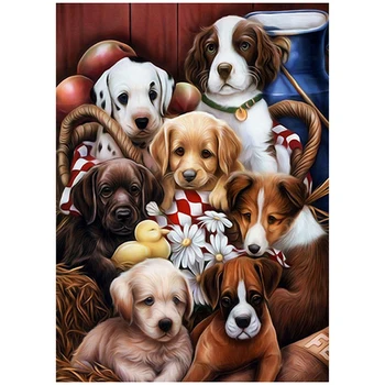 

Full Square/Round Drill 5D DIY Diamond Painting Dog Diamond Embroidery 5D Decor Home Gifts