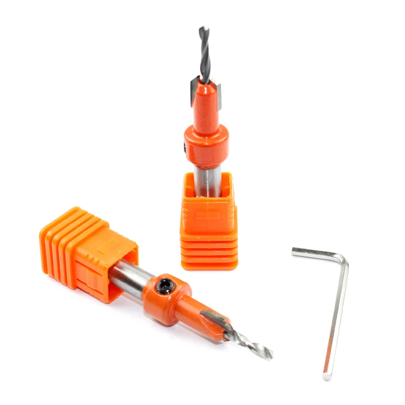 LAVIE 1pc 8mm Shank HSS Countersink Woodworking Router Bit Milling Cutter Screw Extractor Remon Demolition for Wood C08-339