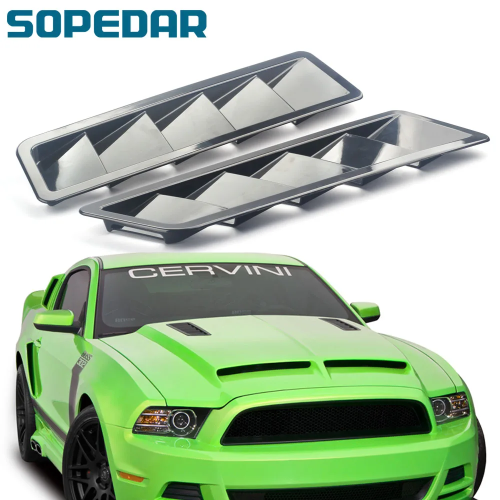 2 шт. универсальная панель воздухозаборника автомобильного двигателя из АБС