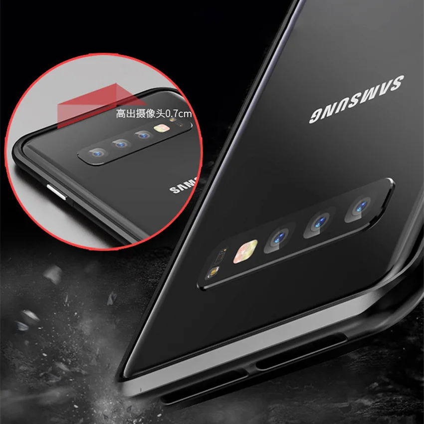 Для samsung Galaxy s10 чехол металлический каркас двойной цвет алюминиевый бампер защитный чехол для samsung s10 plus s10e чехол