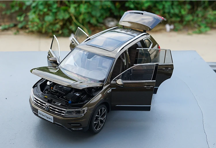 1:18 Высокая тщательная VW TIGUAN L сплав модель автомобиля статические металлические модельные автомобили с оригинальной коробкой