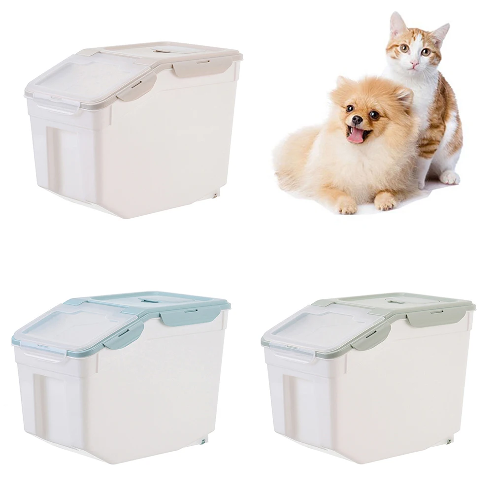 10 кг для домашних собак и котов Еда кормушки баррель герметичный контейнер влагостойкие хранения чистки уплотнительное кольцо