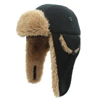 Connectyle Toddler Boys Kids Fleece Trapper Sherpa Lined Windproof Winter Russian Hat with Large Flaps Warm Ski Hat 5