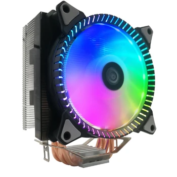 

COOL STORM 4 Heat Pipe Radiator Tower Copper Tube CPU Fan 12cm Top Luminous Fan (ic Sky Wheel)