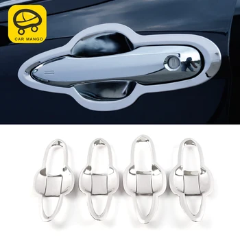 

CARMANGO for Toyota Camry XV70 2018 2019 Car Styling Door Bowl Door Wrist Cover Trim Frame Sticker Chrome Exterior Accessories