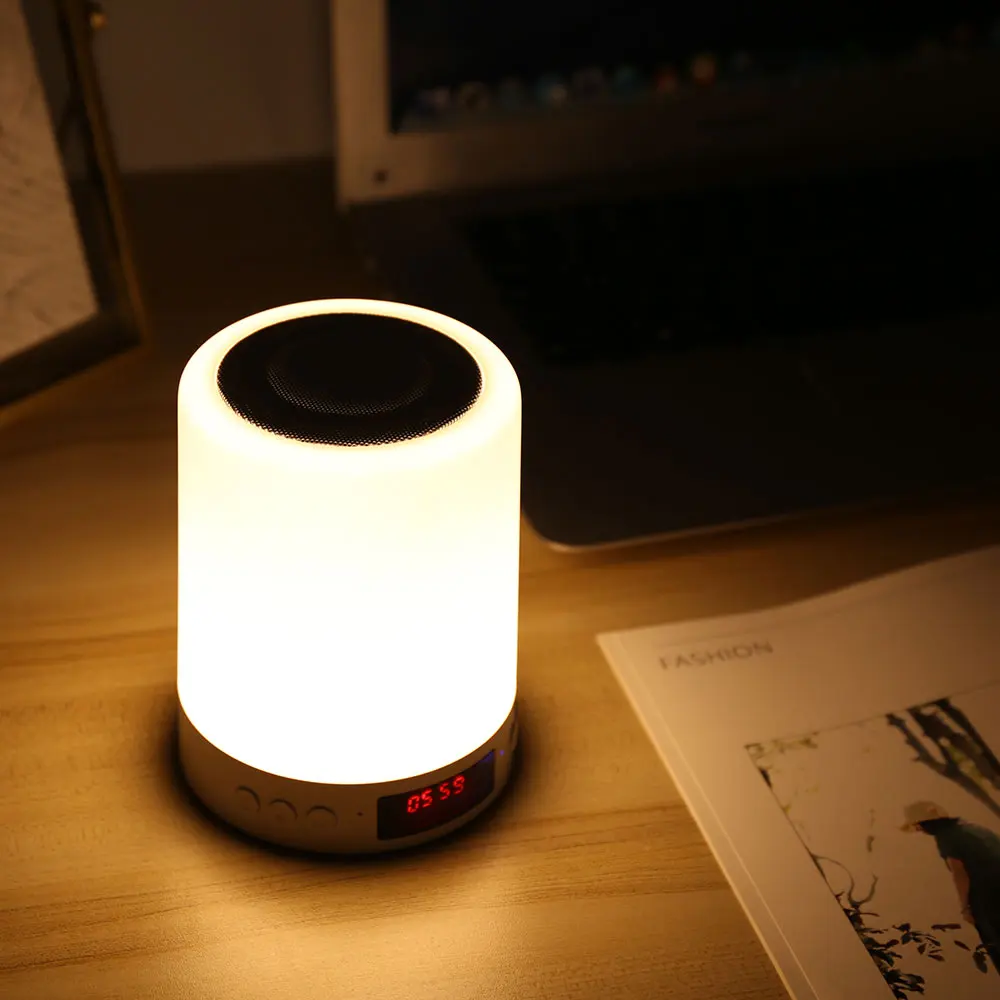 Светодиодные перезаряжасветодиодный прикроватные светильники с музыкой 7