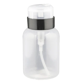 

Nail Art Polish Remover Cleanser Dispenser Empty Container Aceton Pump Bottle