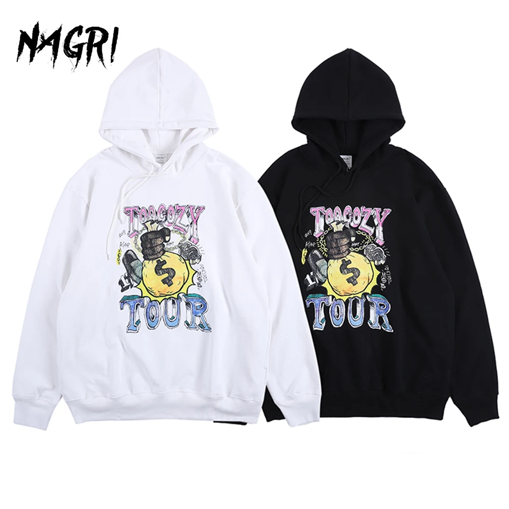NAGRI Asap Rocky Tour/флисовый пуловер с принтом толстовки для мужчин в стиле хип хоп