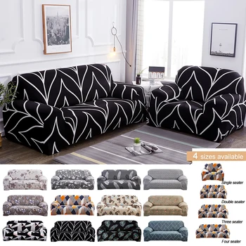 

Stretch Slipcovers Sectional Elastic Stretch Couch Cover Corner Sofa Cover for Wedding Home Sofa Seat Cover Party Decor