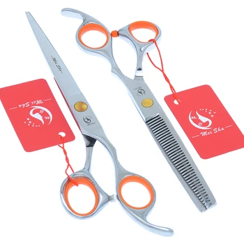 

Meisha 7 inch Big Scissors Hair Professional Cutting Thinning Styling Tools Salon Haircut Shears Barber Scissors Set A0129A