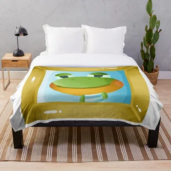 

Animal Crossing Henry Throw Blanket Soft Sherpa Blanket Bed Sheet Single Knee Blanket Office Nap Blanket