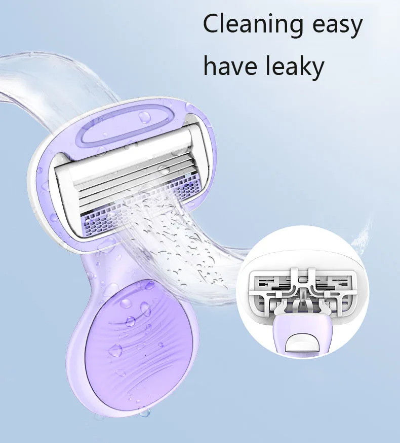 New Boxed Lady's Manual Shaver Private Depilator for Leg Hair and Axillary Hairs Girls Women Lady