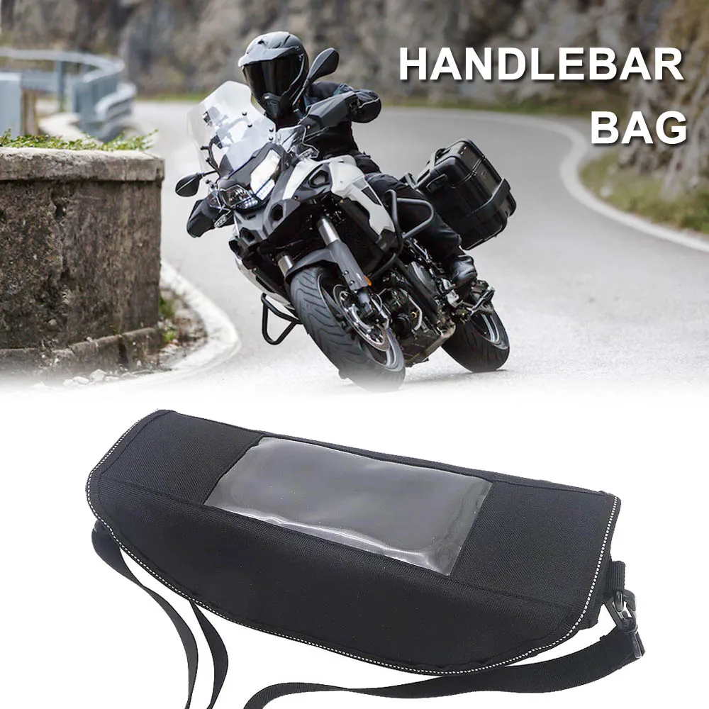 

Универсальная сумка для хранения на передний руль мотоцикла для BMW, HONDA, Ducati, Kawasaki, Tiger, Benelli, Suzuki и т. Д.