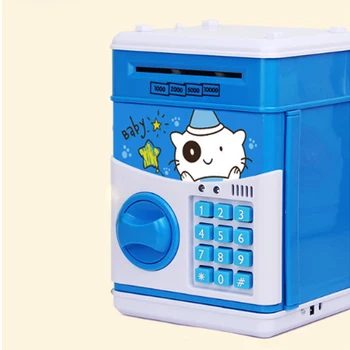 

Kids Cartoon Pattern Bank Toy Safe ATM Bank Saving Box Toy Music Money Box Electronic bank Toy Cat Paper Money Cash Coin Bank