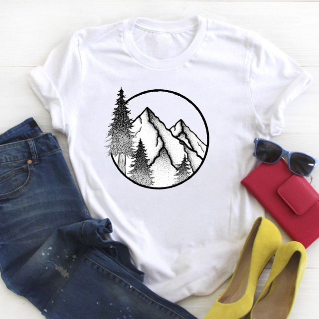 Flower Floral Book Cute Print Short Sleeve Ladies Summer T Tee Female Top Shirt Clothes Tshirt Womens Graphic T-shirt