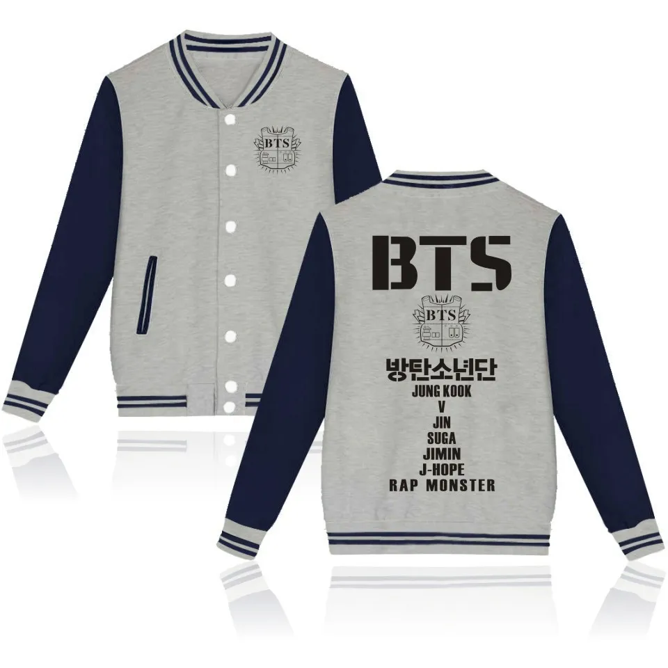 Bts bulletproof Boys концертная официальная Сопутствующая продукция стиль знаменитостей плюс бархатная бейсбольная форма напрямую от производителя S