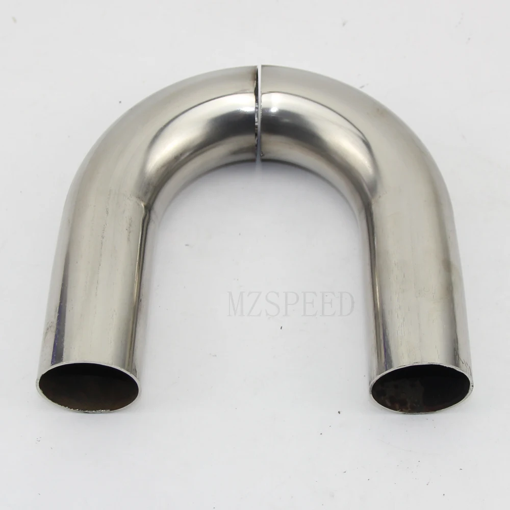 Car Exhaust Pipe Muffler Stainless Steel Elbow 90 Degree Angle Pipe to Reduce Diameter 1PCS