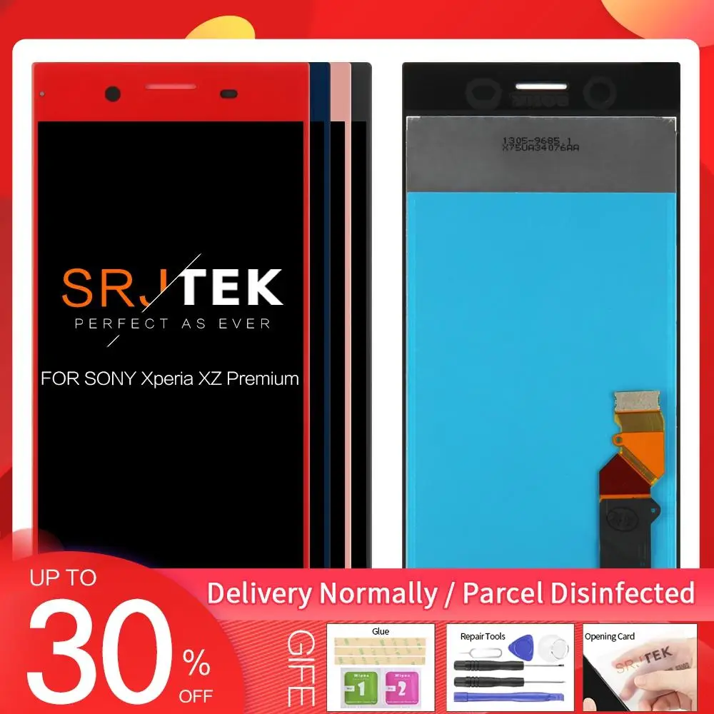 

TESTED 5.5" LCD For SONY Xperia XZP XZ Premium LCD Display Touch Screen Digitizer Assembly G8142 G8141 LCD with Frame Replaces